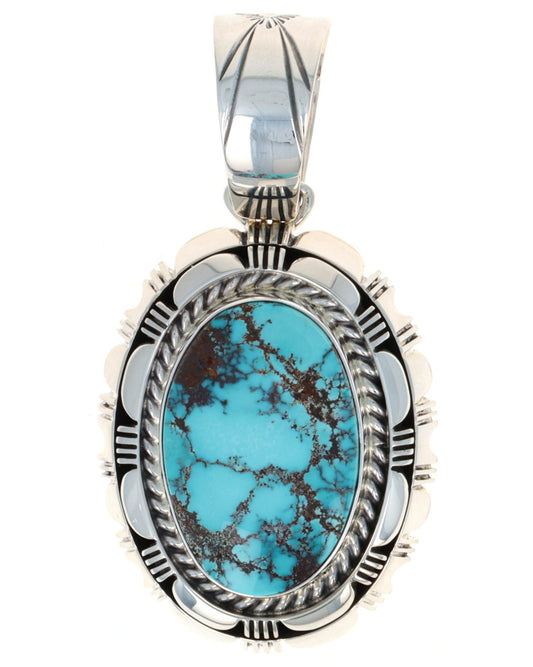 Natural Candelaria Turquoise Pendant
