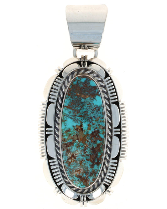 Natural Candelaria Turquoise Pendant
