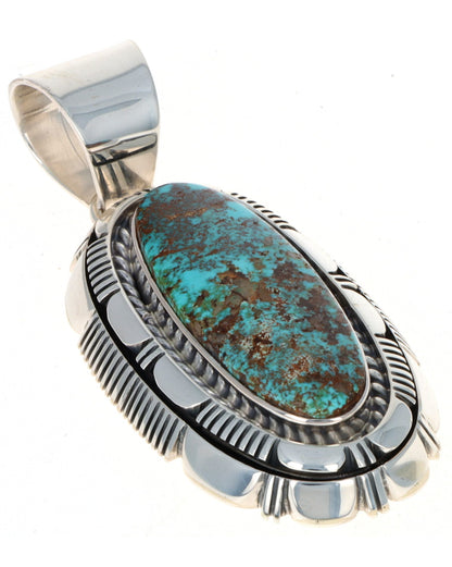 Natural Candelaria Turquoise Pendant