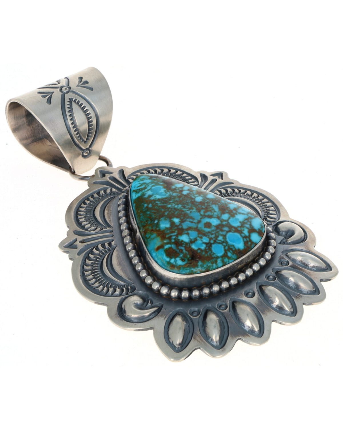 Natural Kingman Turquoise Pendant
