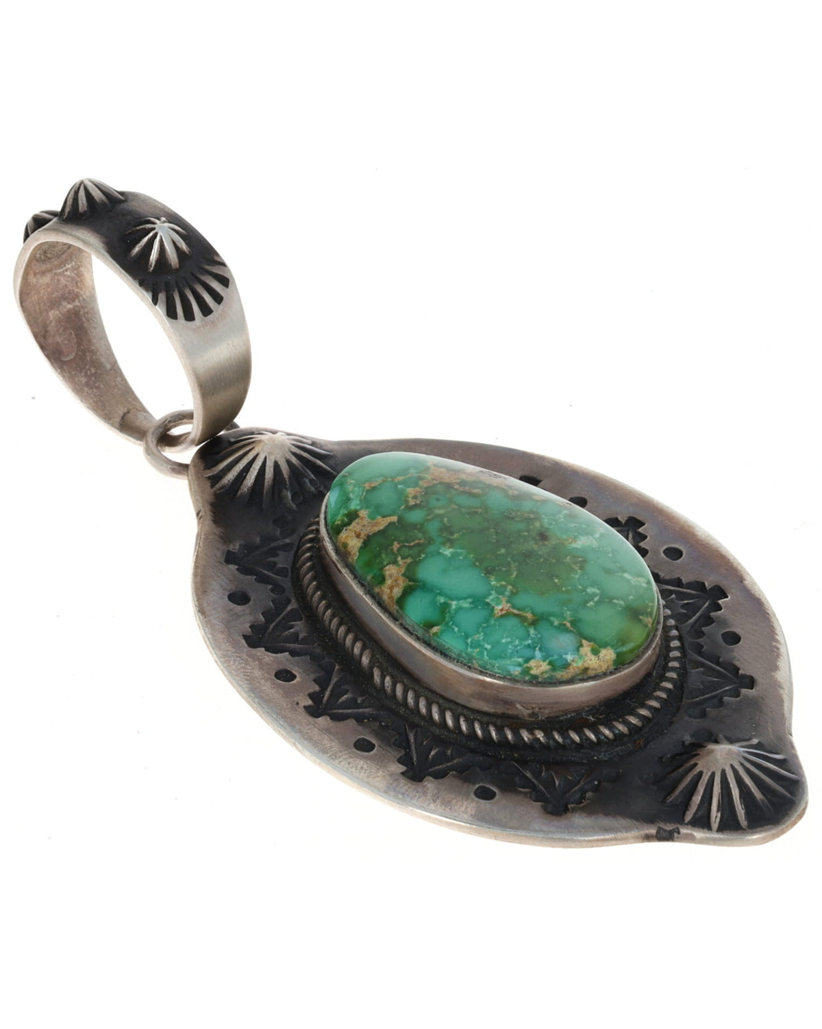 Sonoran Gold Turquoise Pendant