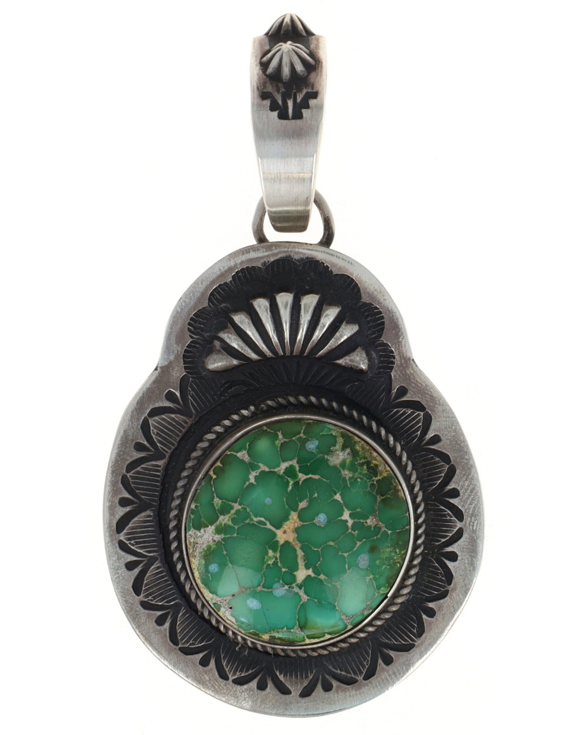 Sornoran Gold Turquoise Pendant