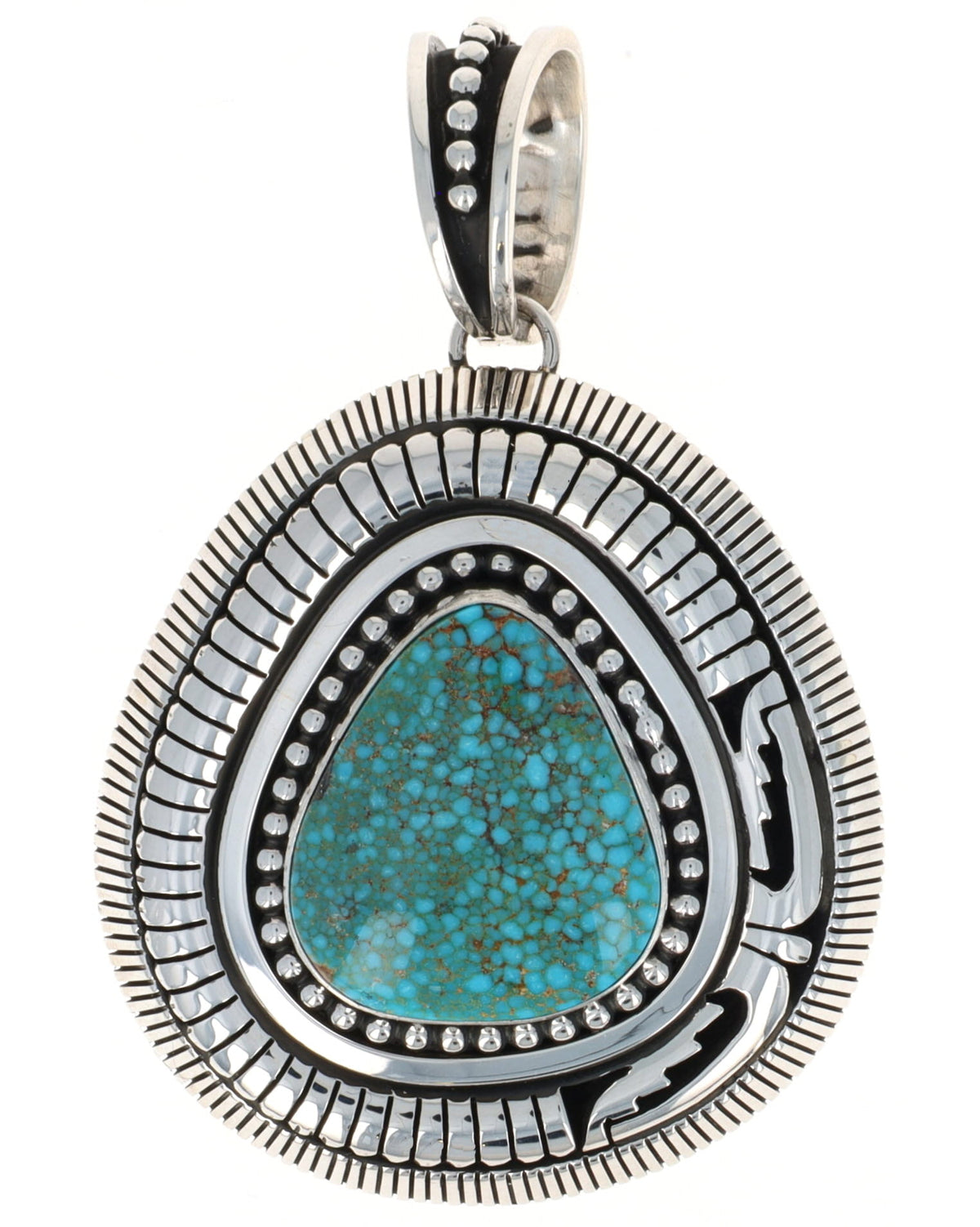 Natural Kingman Turquoise Pendant