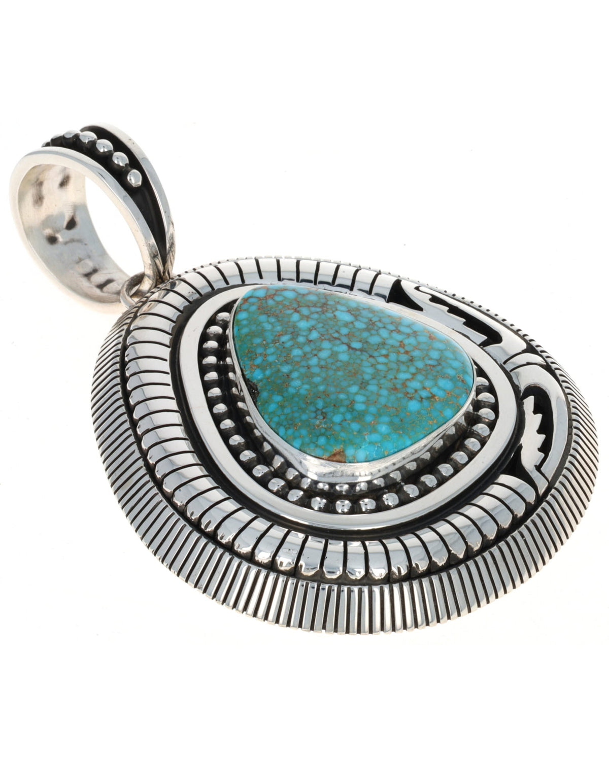 Natural Kingman Turquoise Pendant