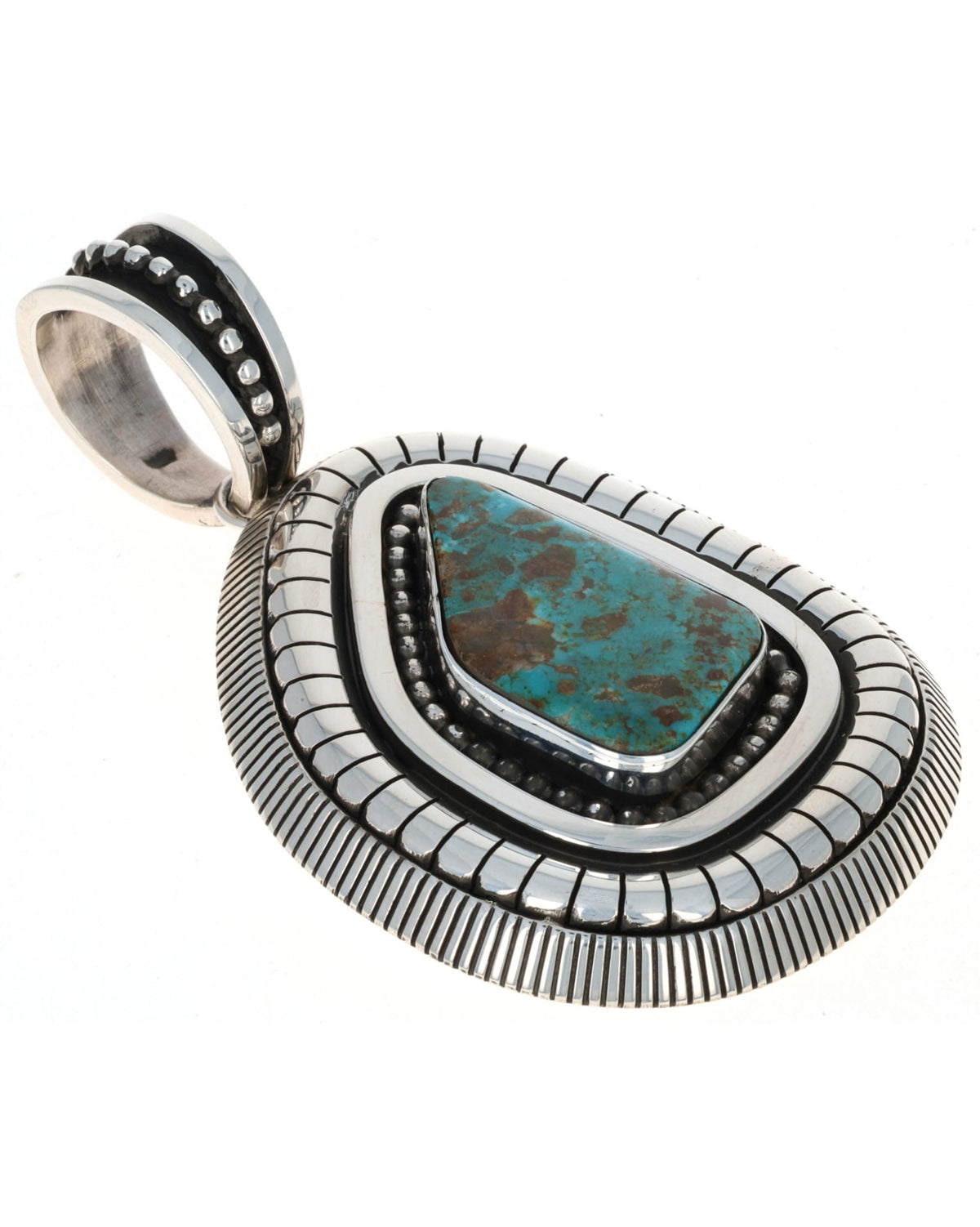 Natural Kingman Turquoise Pendant