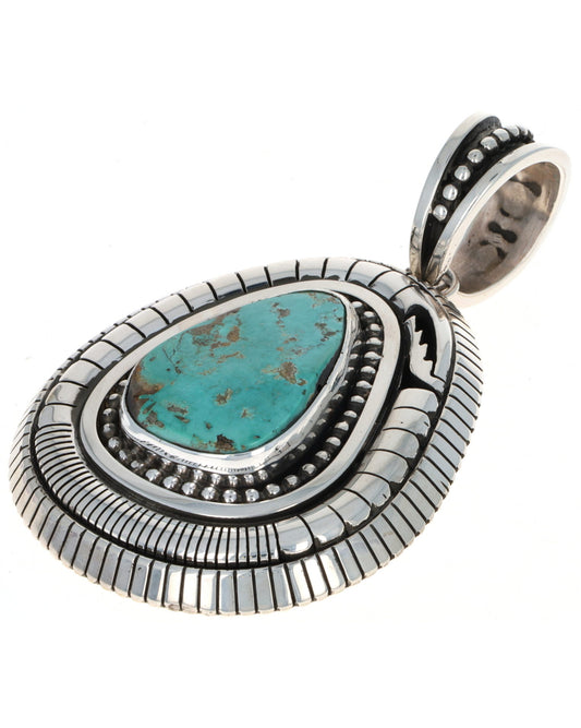 Natural Kingman Turquoise Pendant