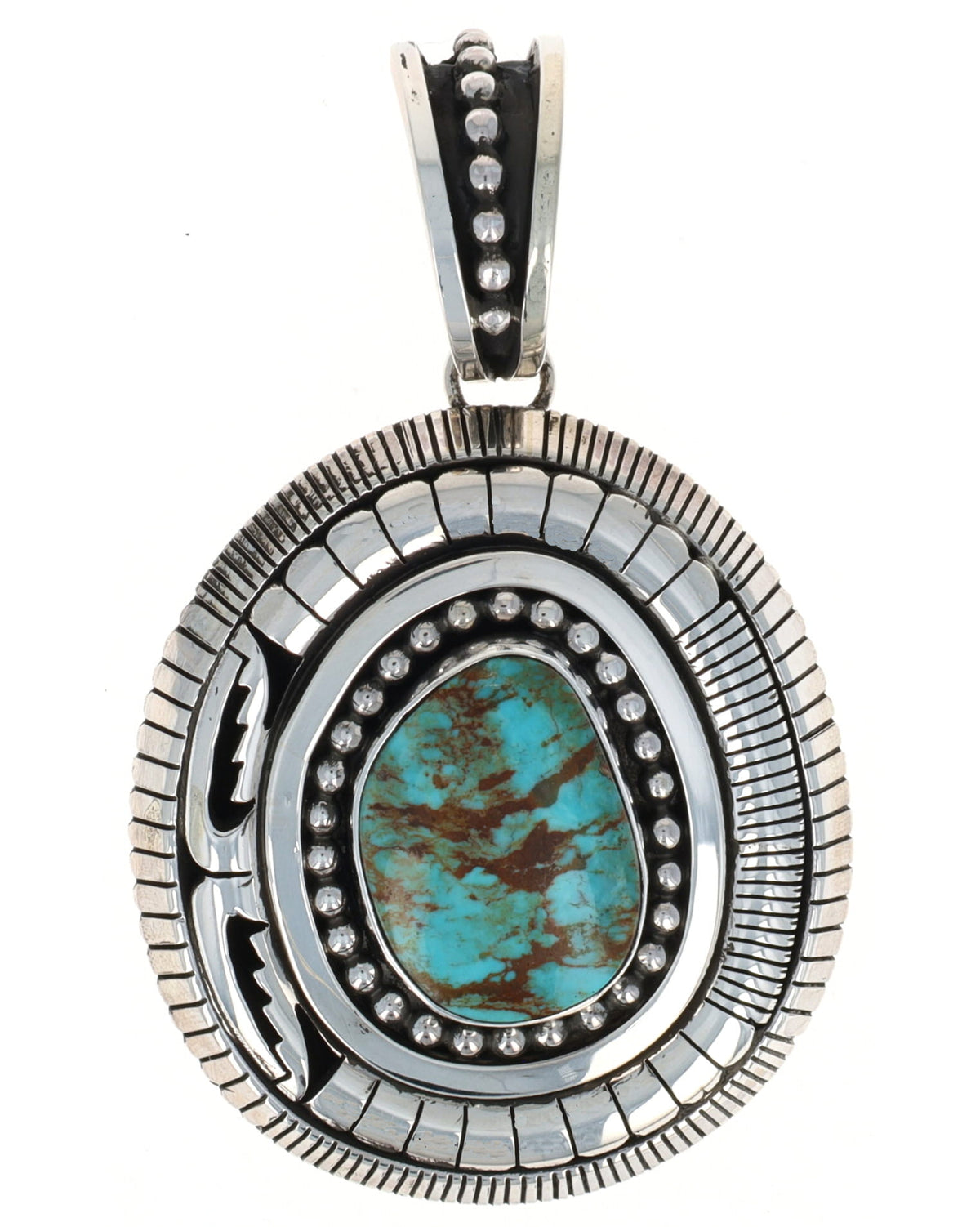 Natural Kingman Turquoise Pendant