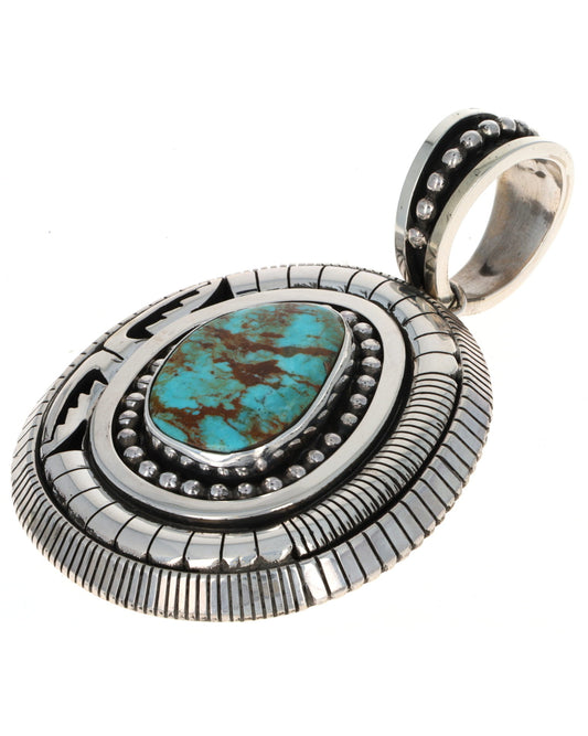 Natural Kingman Turquoise Pendant