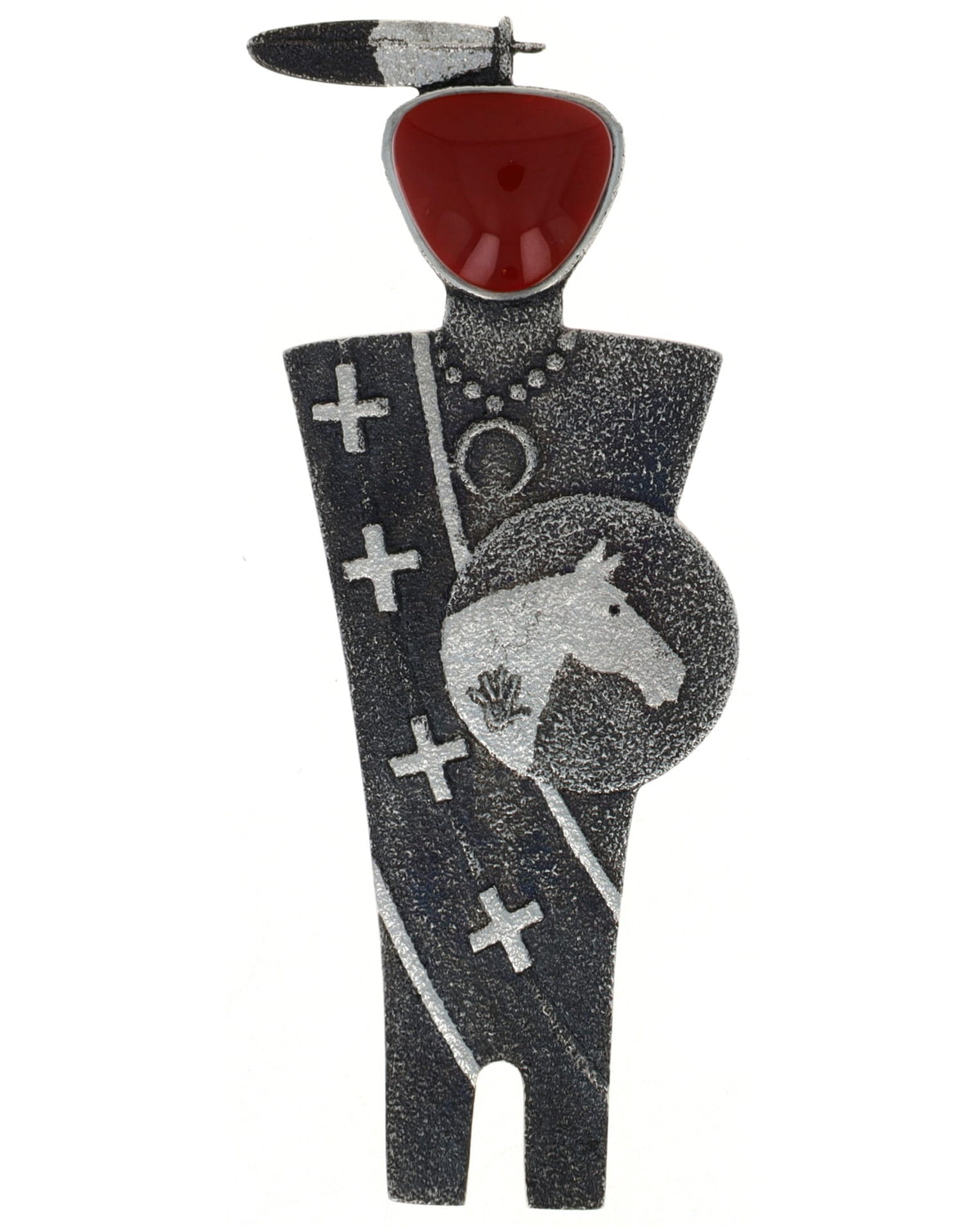 Navajo Warrior Pendant