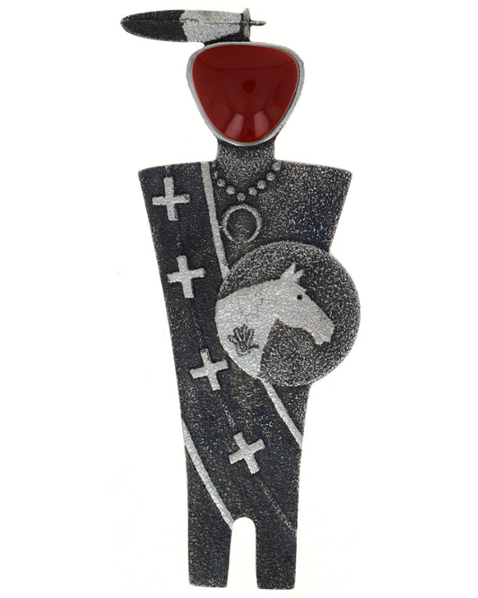 Navajo Warrior Pendant