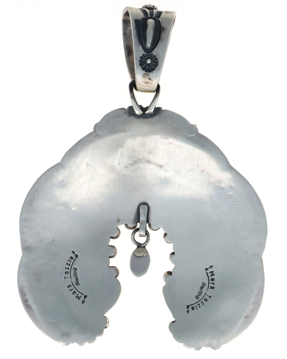 Natural Kingman Turquoise Naja Pendant