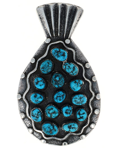 Kingman Turquoise Cluster Pendant