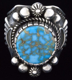 Bague en turquoise Kingman Birdseye naturelle