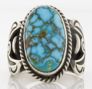 Bague en turquoise Kingman Birdseye naturelle