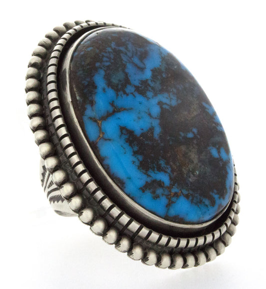 Natural Egyptian Turquoise Shadowbox Ring