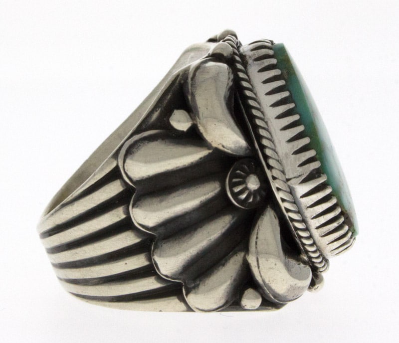 Anello in Turchese Naturale Sonoran Gold