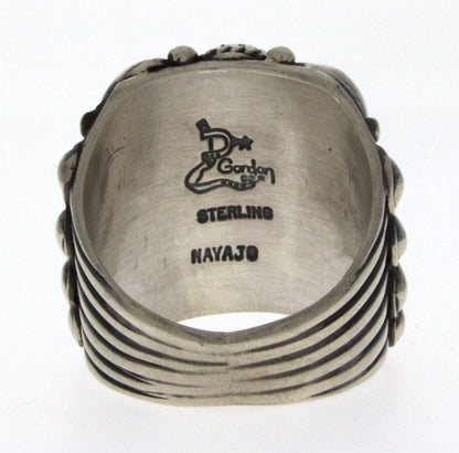 Anello in Turchese Naturale Sonoran Gold