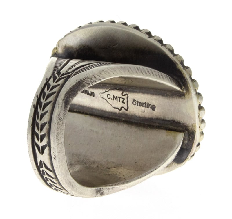 Natural Birdseye Kingman Turquoise Ring