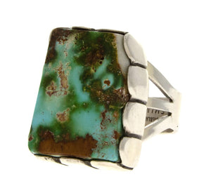 Bague en turquoise naturelle de haute qualité de Pilot Mountain