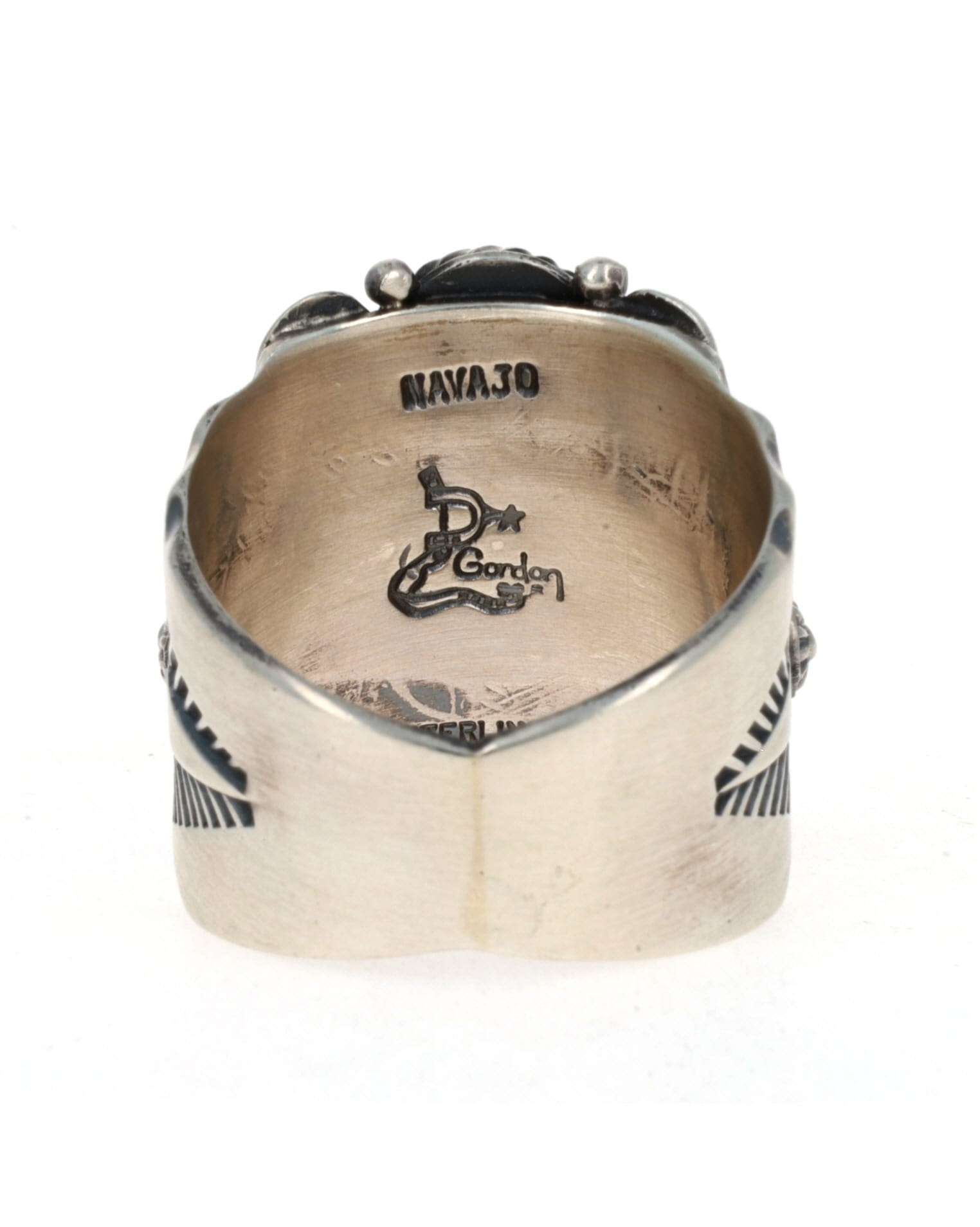 ナチュラルモレンシターコイズリング - $945 - R#1821 - SilverTQ