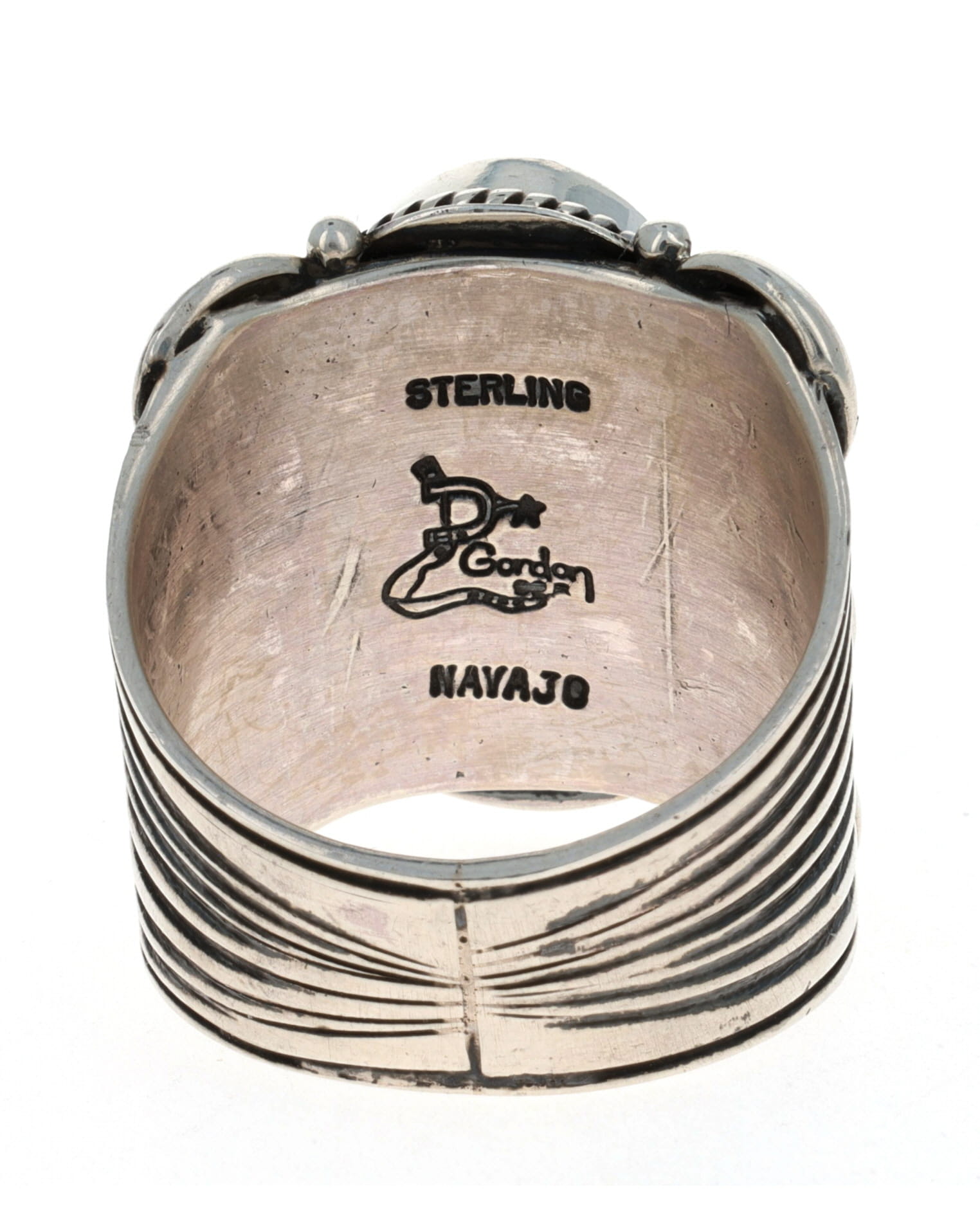 ナチュラルキングマンウォーターウェブターコイズリング