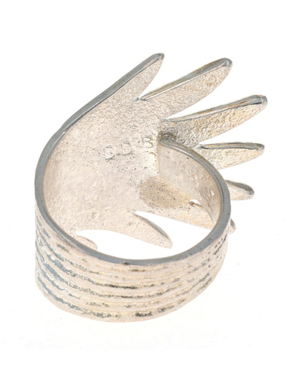 トゥファ鋳造イーグルウィングリング