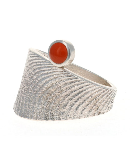 Natural Carnelian Stone Ring