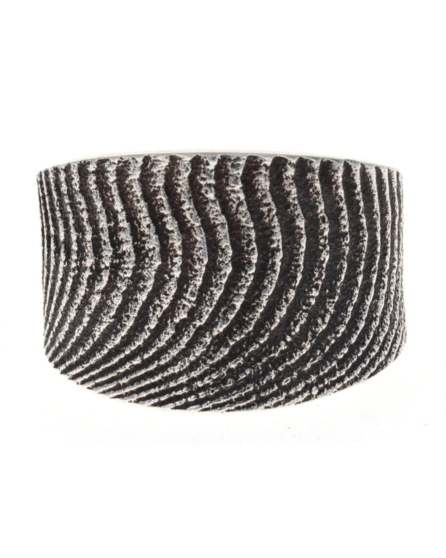 Cuttlebone Tufa Cast Sterling Silver Ring