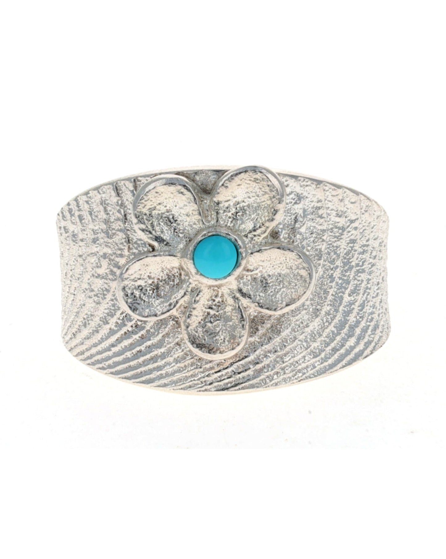 Anello a fiore fuso in tufo di seppia