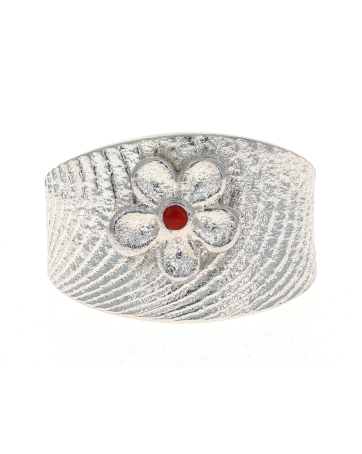 Sepia Tufa Guss Blumenring