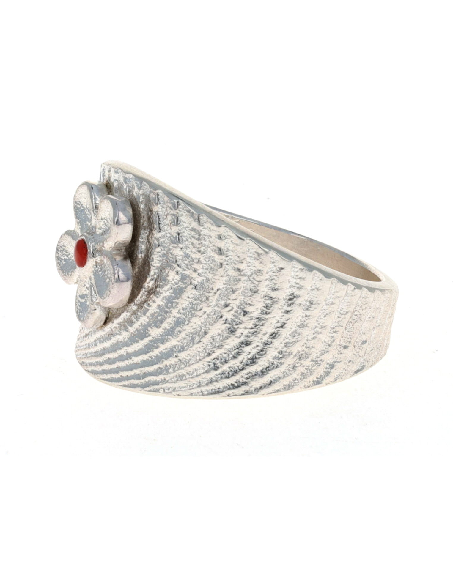 Sepia Tufa Guss Blumenring