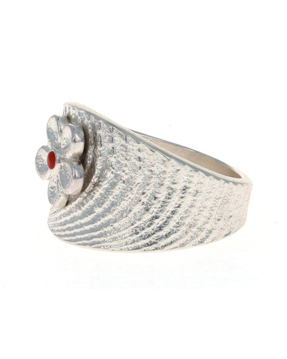 Sepia Tufa Guss Blumenring