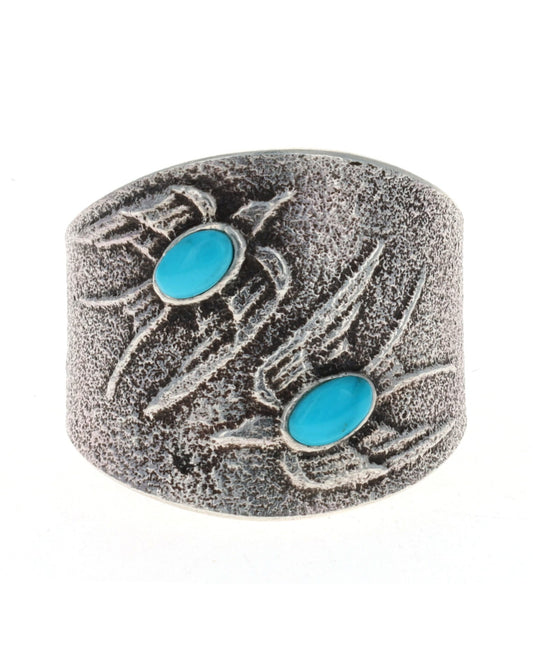 Tufa Cast Barn Swallow Ring