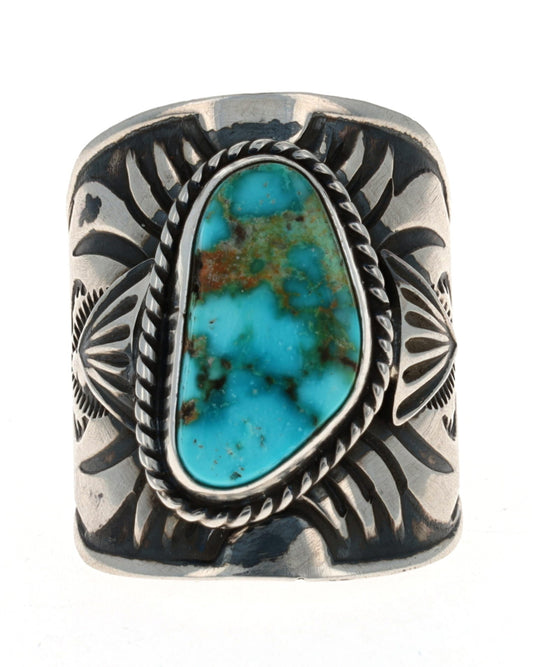Natural Kingman Turquoise Ring