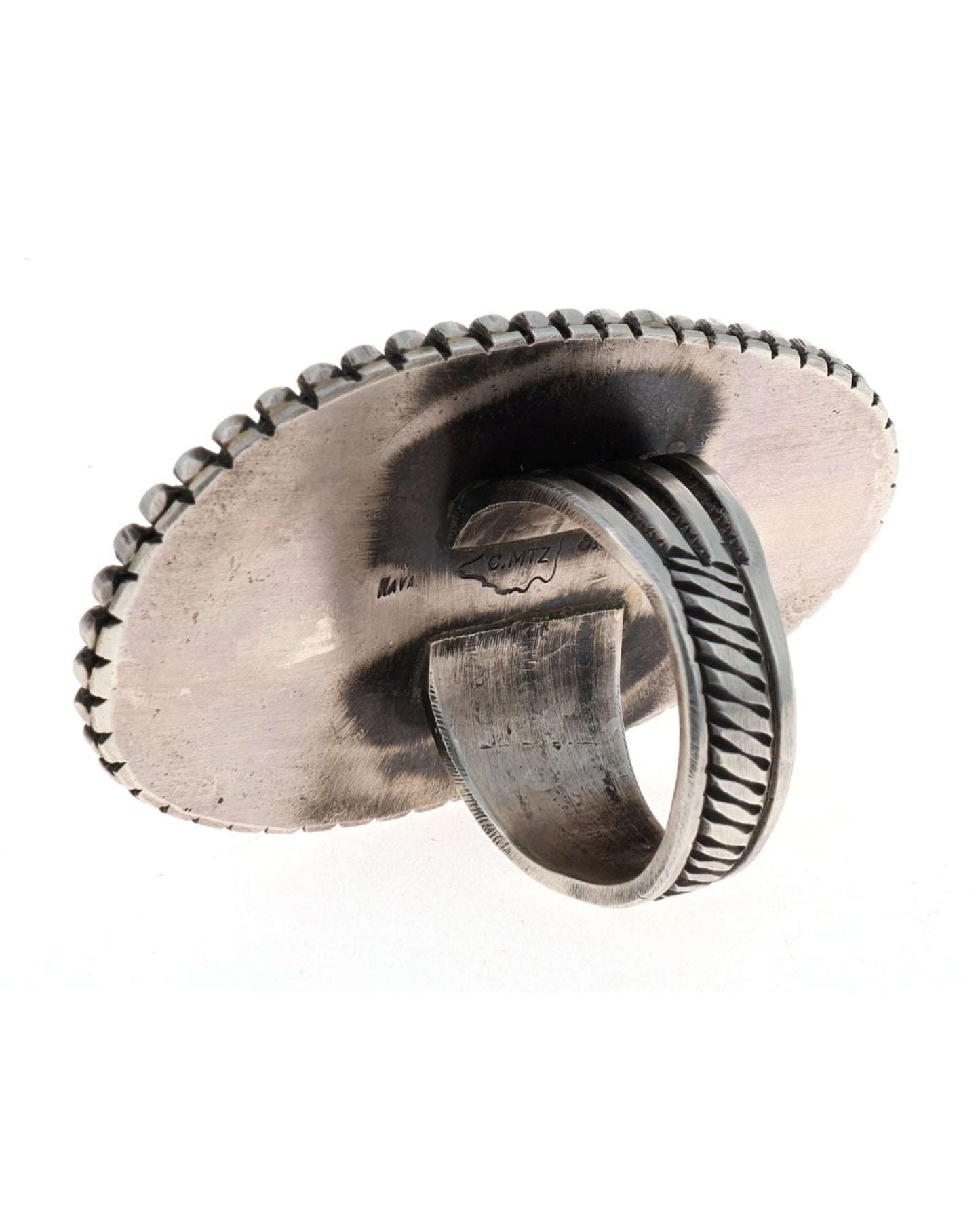 High Grade Natural Royston Turquoise Statement Ring