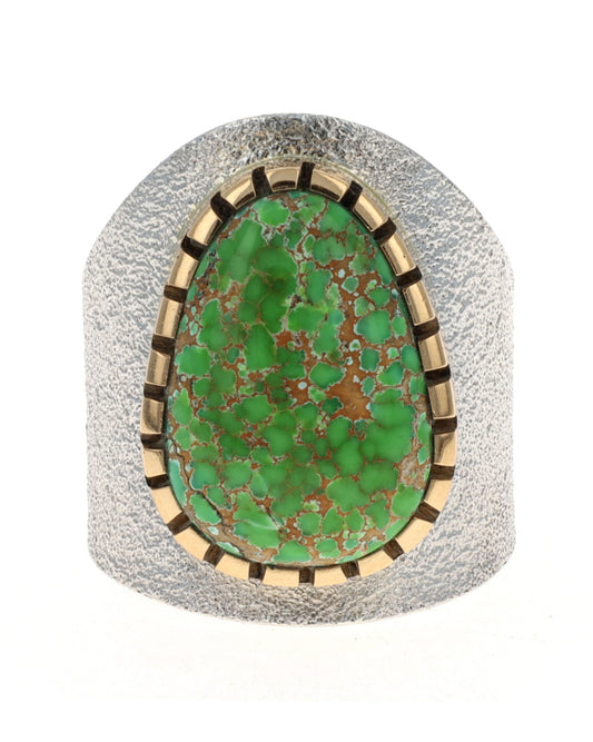 High Grade Natural Carico Lake Turquoise Ring