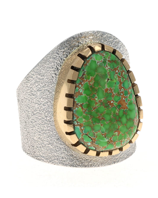 High Grade Natural Carico Lake Turquoise Ring