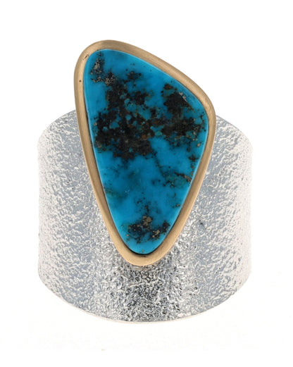 Natural Morenci Turquoise Ring