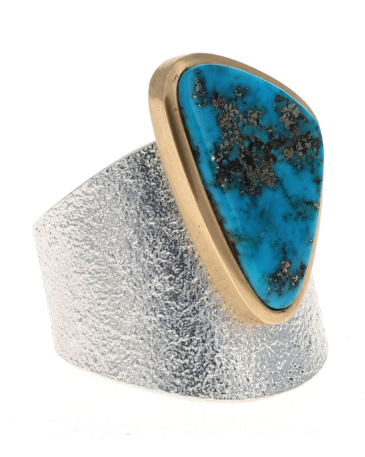 Natural Morenci Turquoise Ring