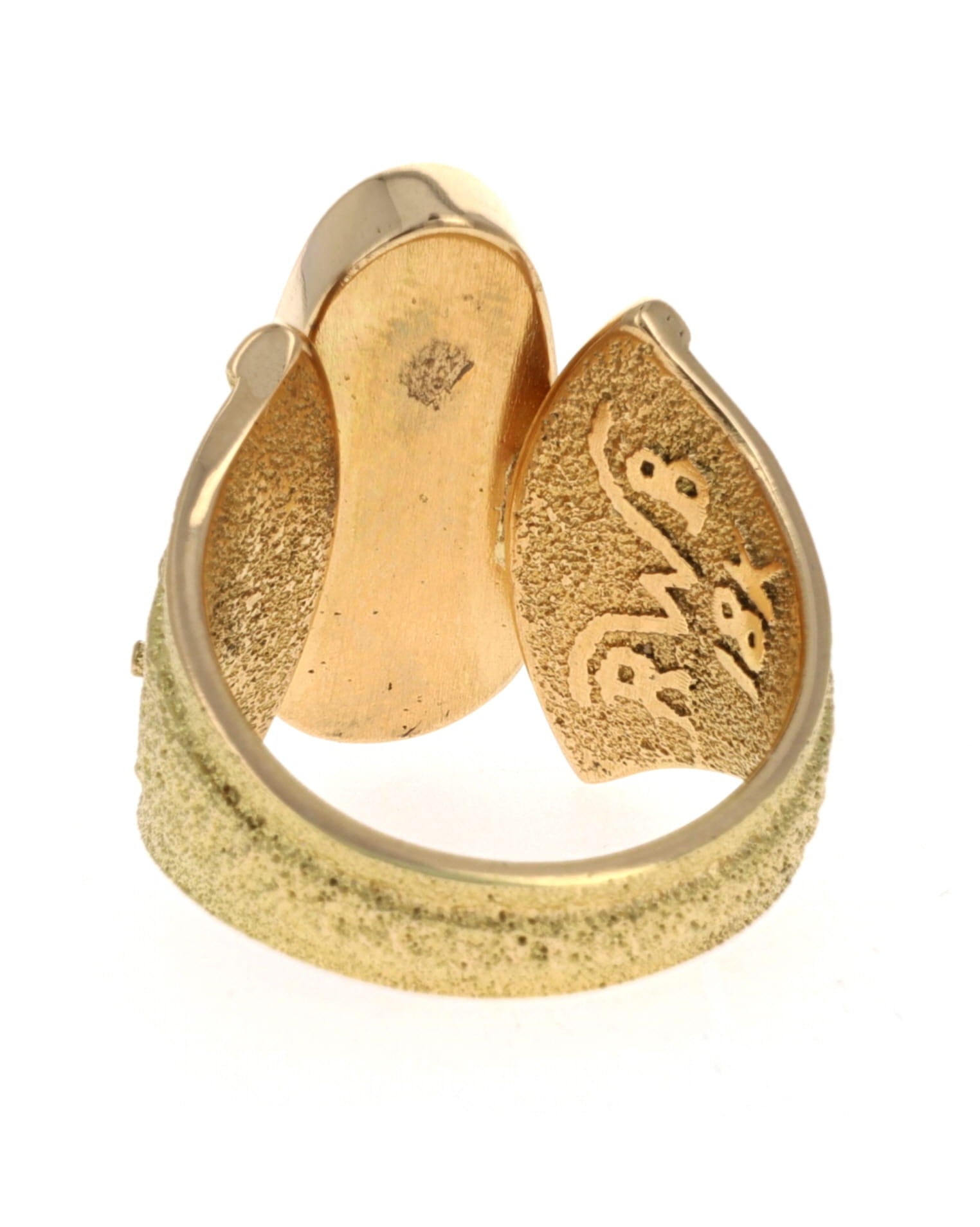 18K Goldring mit hochwertigem natürlichem Lone Mountain Türkis