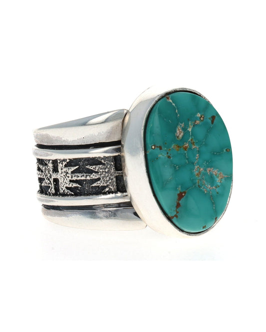 Natural Fox Turquoise Ring
