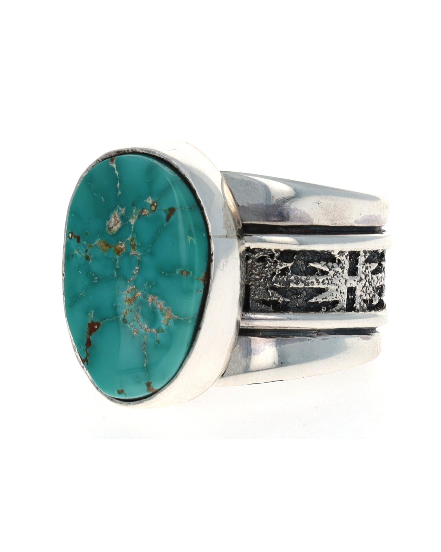 Natural Fox Turquoise Ring