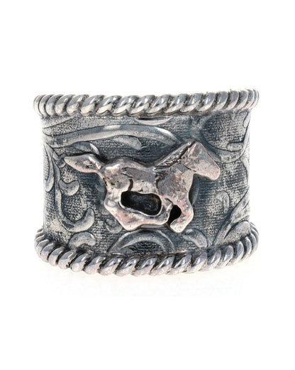 Sterling Silver Horse Ring