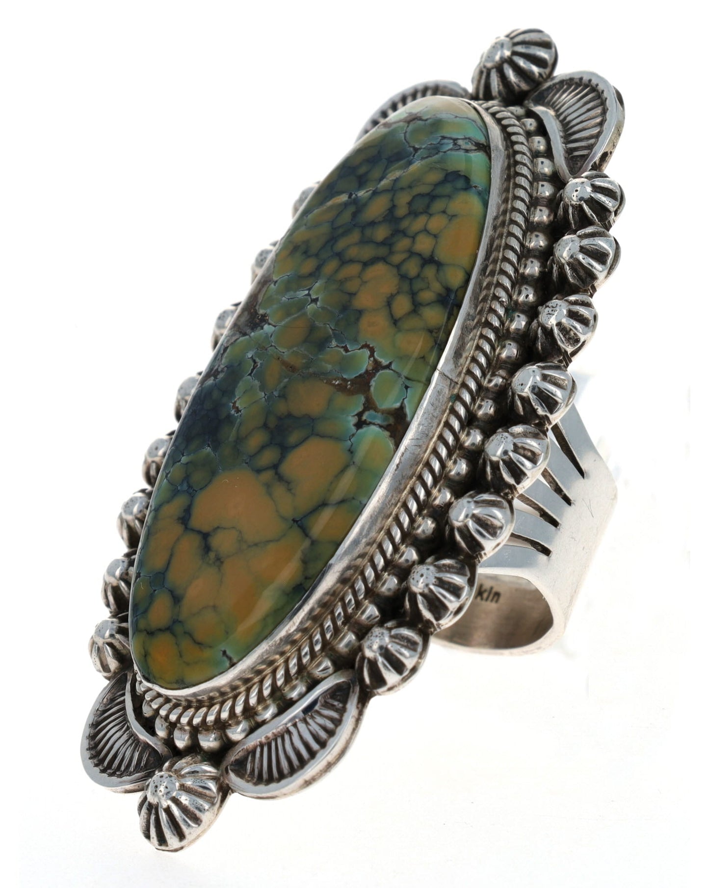 Natural Damele Turquoise Statement Ring