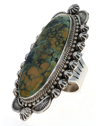 Natural Damele Turquoise Statement Ring