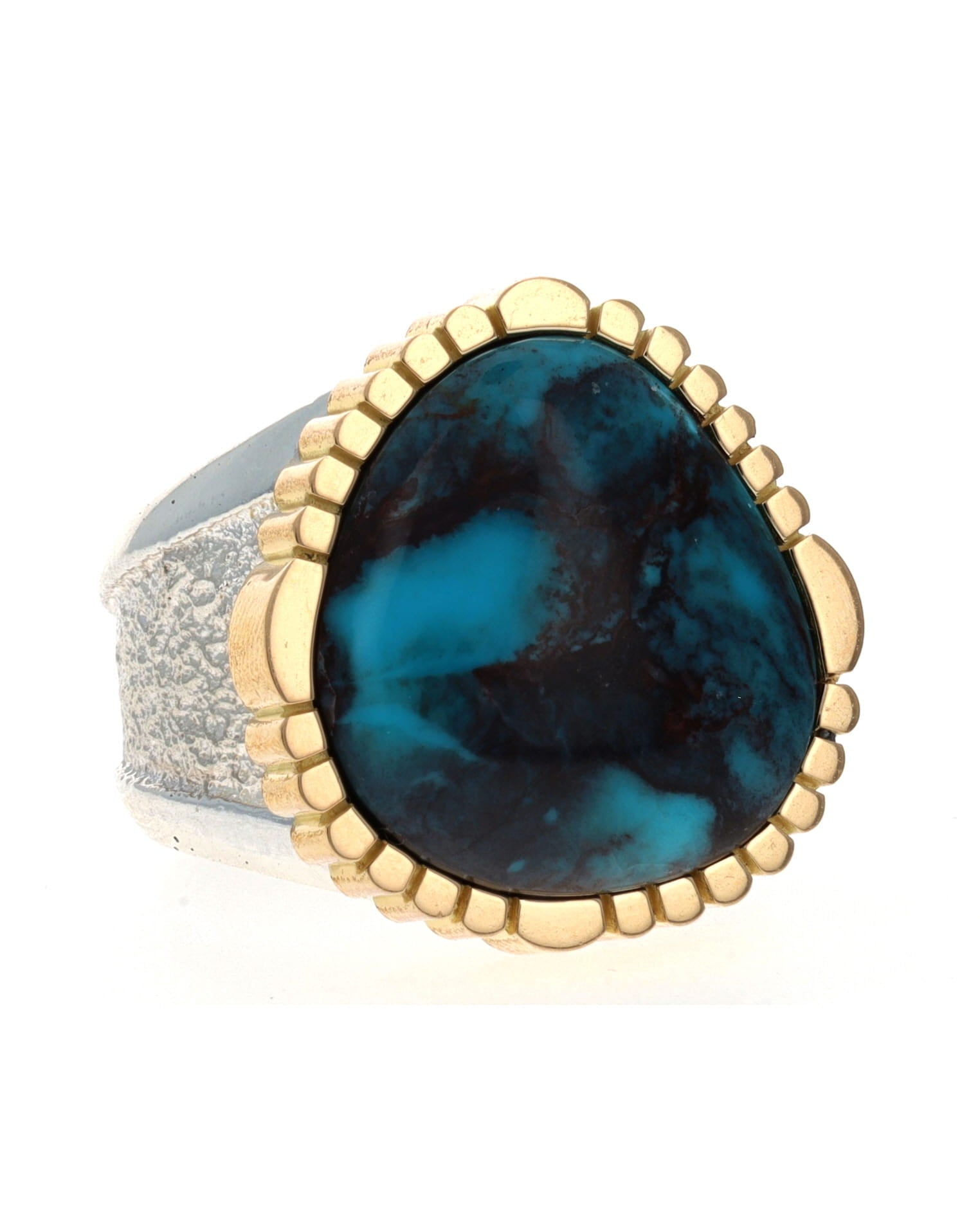 High Grade Natural Bisbee Turquoise Ring