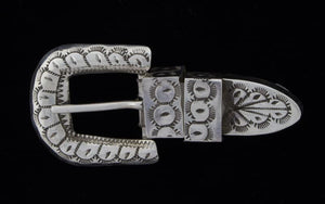 Set di fibbie per cintura Ranger in argento sterling