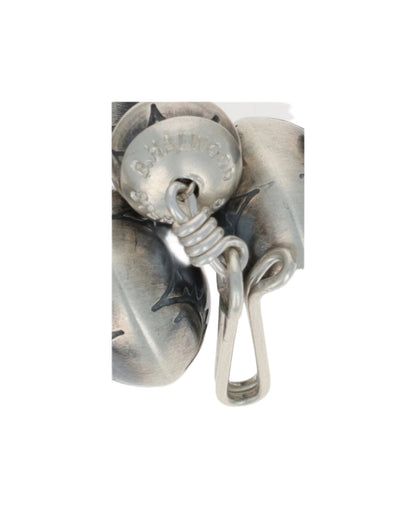 Handmade Graduated Sterling Silver Bead Necklace