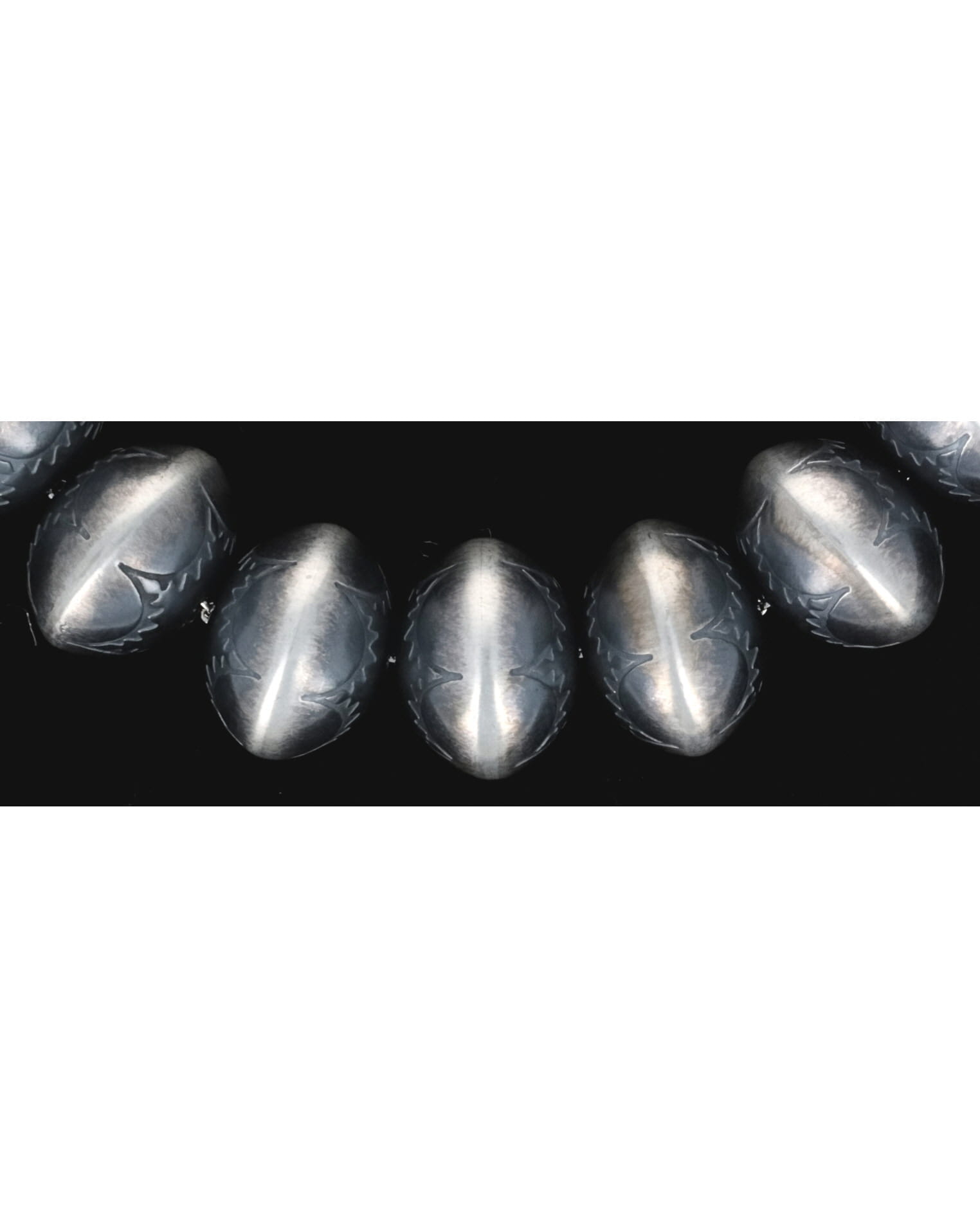 Handmade Sterling Silver Bead Necklace