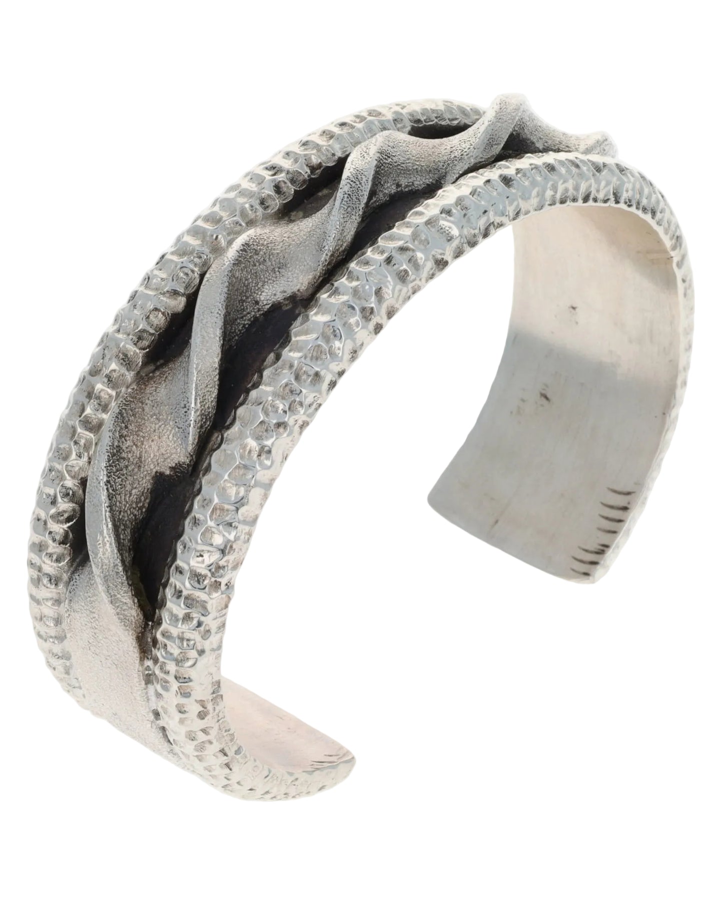 Solid Sterling Silver Twist Braclet